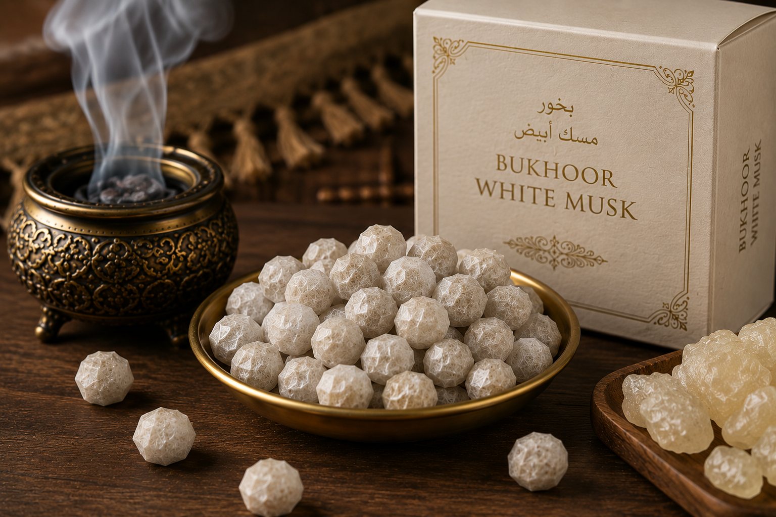 Bukhur White Musk Premium dengan Aroma Soft dan Mewah, Cocok untuk Semua Ruangan